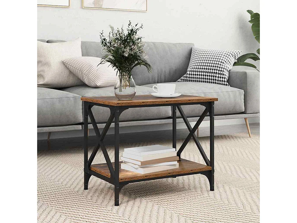 Mesa lateral Madera vieja