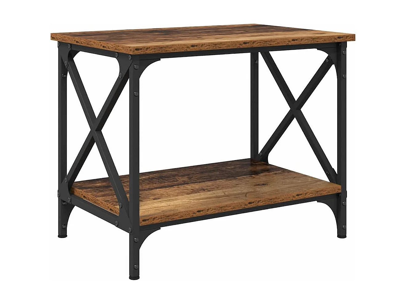 Mesa lateral Madera vieja