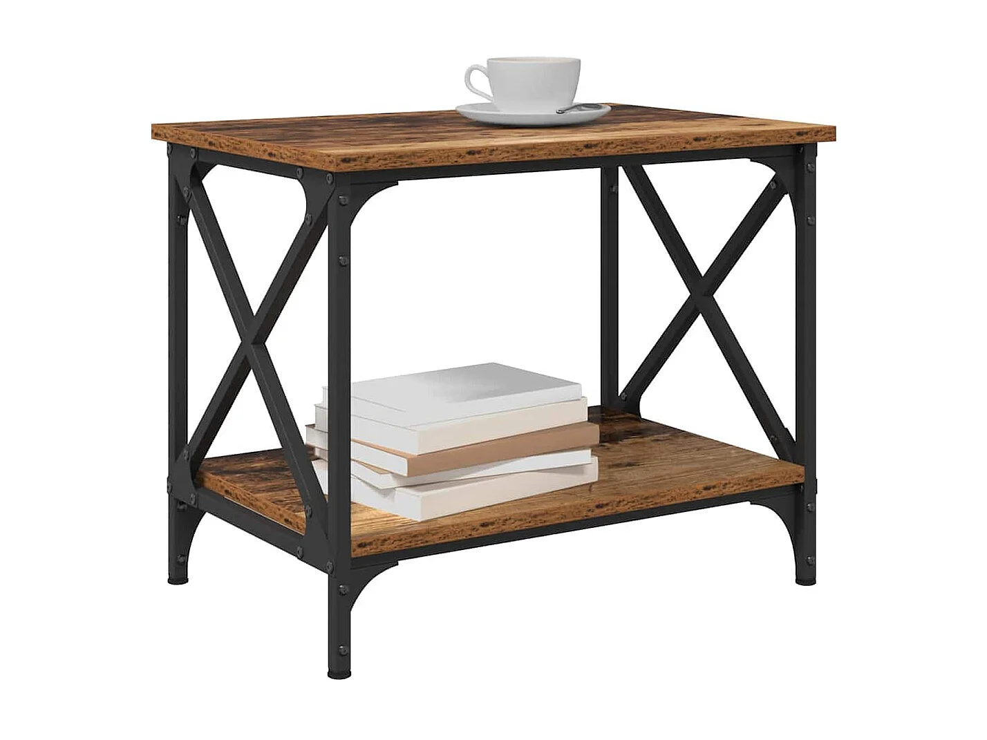 Mesa lateral Madera vieja