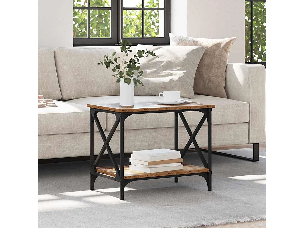 Mesa lateral Madera vieja