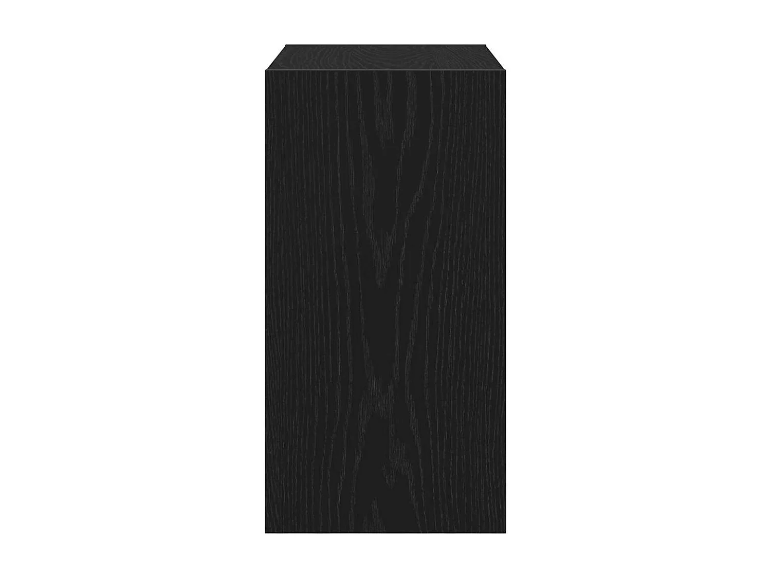 Bijzettafel Zwart eiken 50 x 26 x 50 cm Bewerkt hout