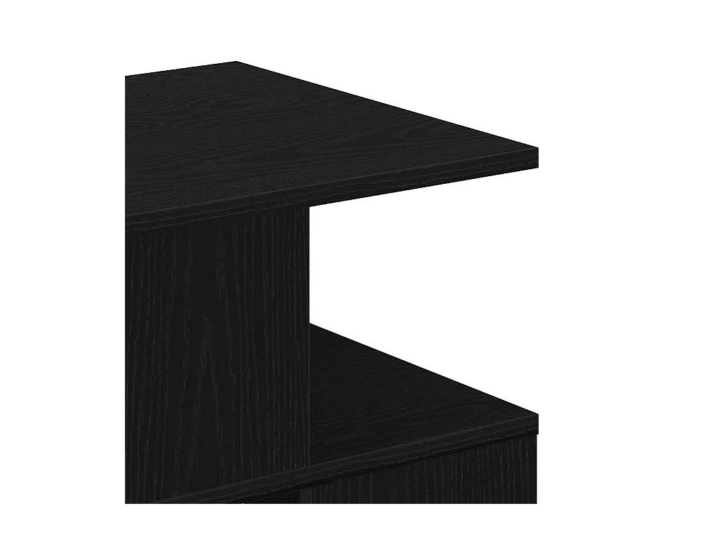 Table d'appoint Chêne noir 40 x 40 x 40 cm Bois d'ingénierie