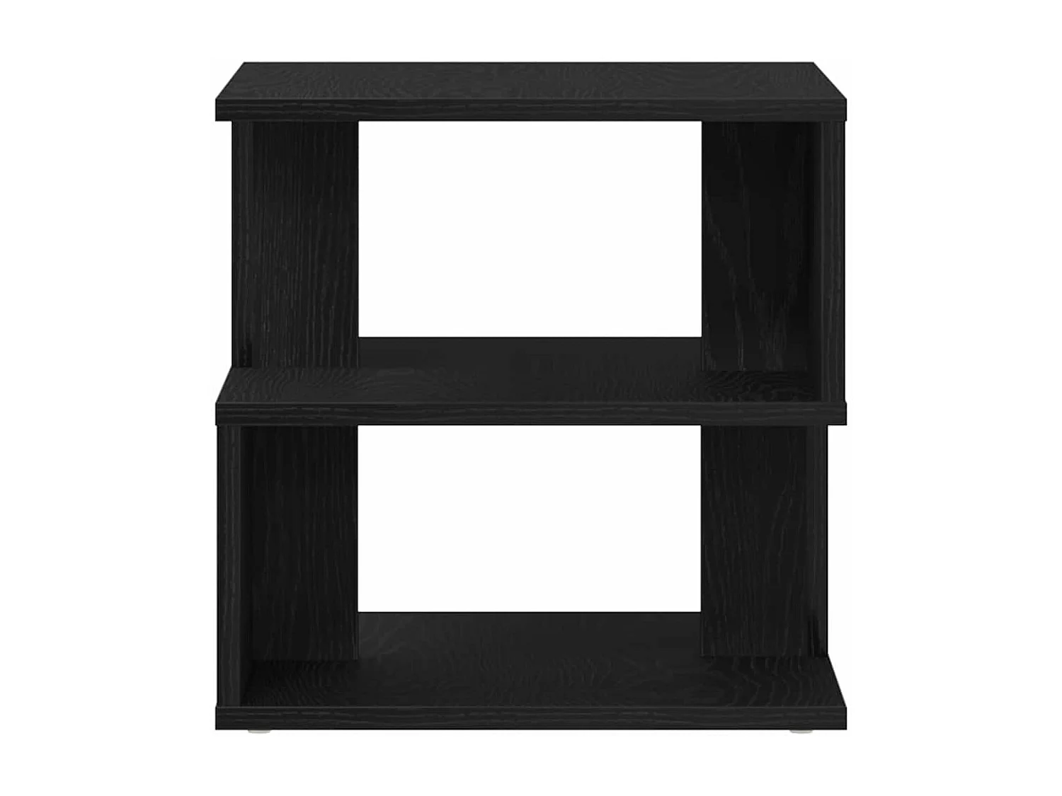 Bijzettafel Zwart eiken 40 x 40 x 40 cm Bewerkt hout