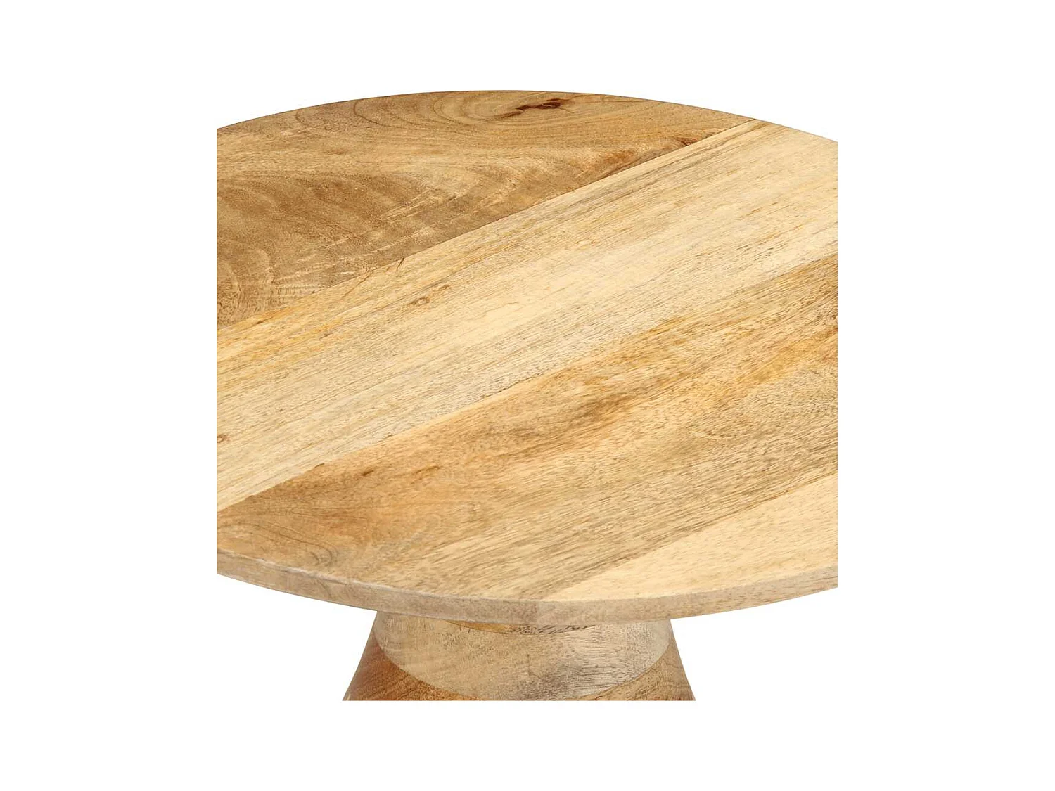 Table d'appoint Ø40x40 cm bois de manguier massif