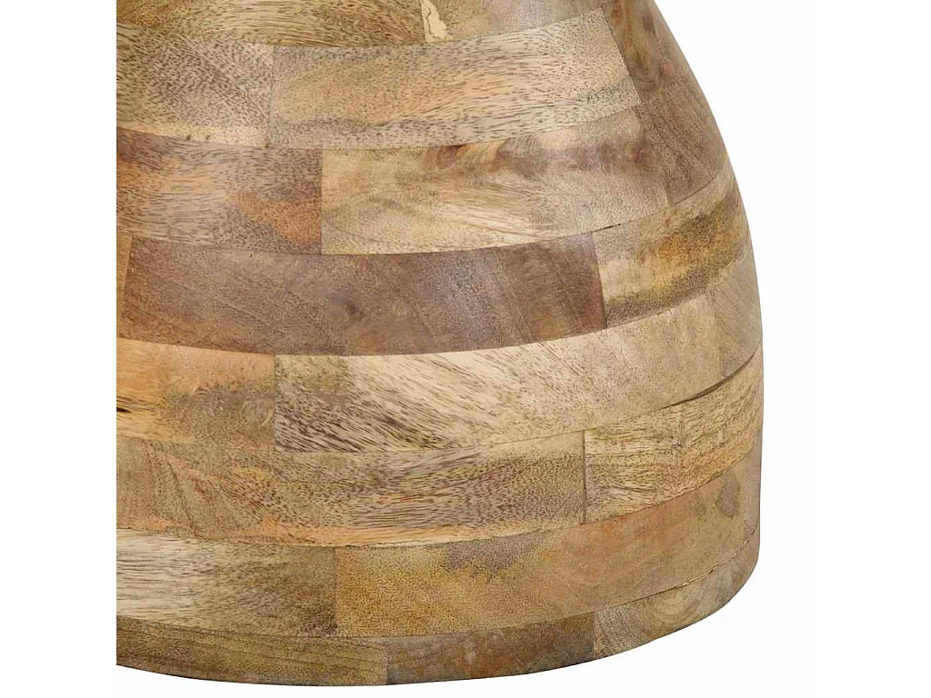 Table d'appoint Ø40x40 cm bois de manguier massif