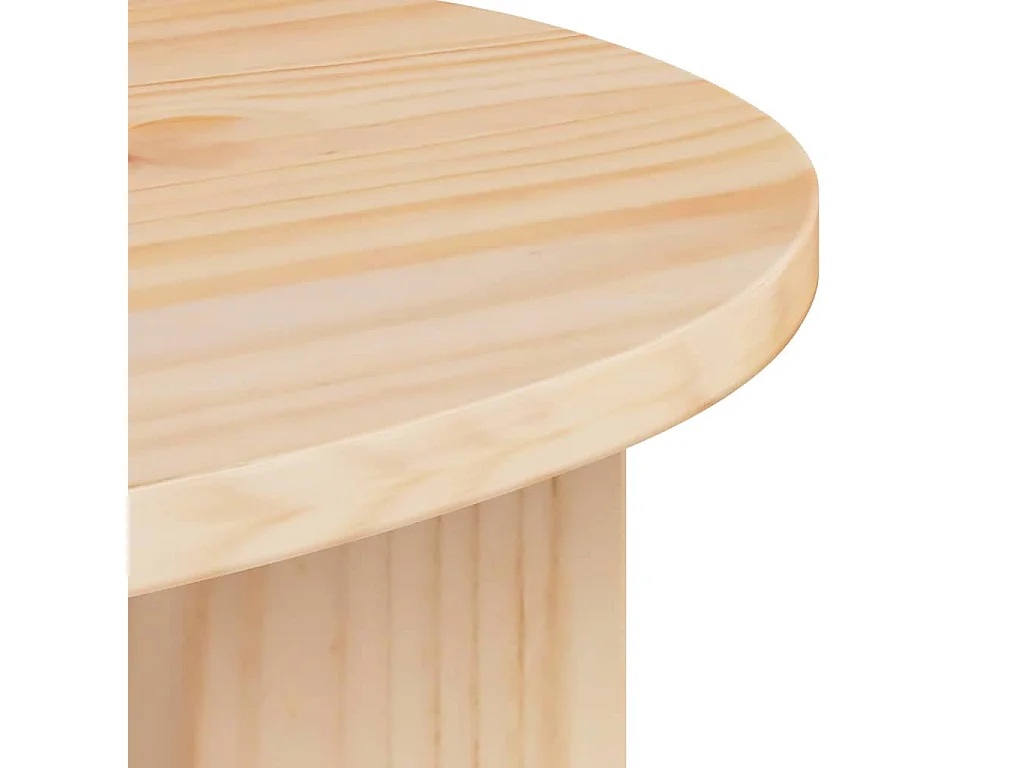 Table d'appoint Naturel 50 x 40 x 50 cm Bois massif en pin