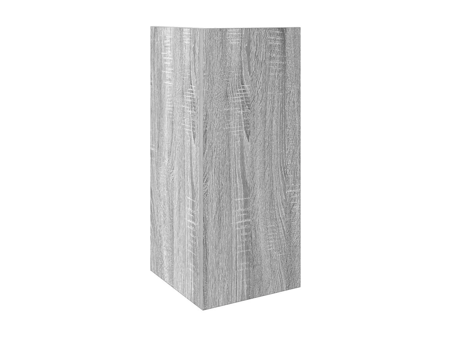 Bijzettafeltje met plank 25,5x27x60 cm grijs sonoma eikenkleur