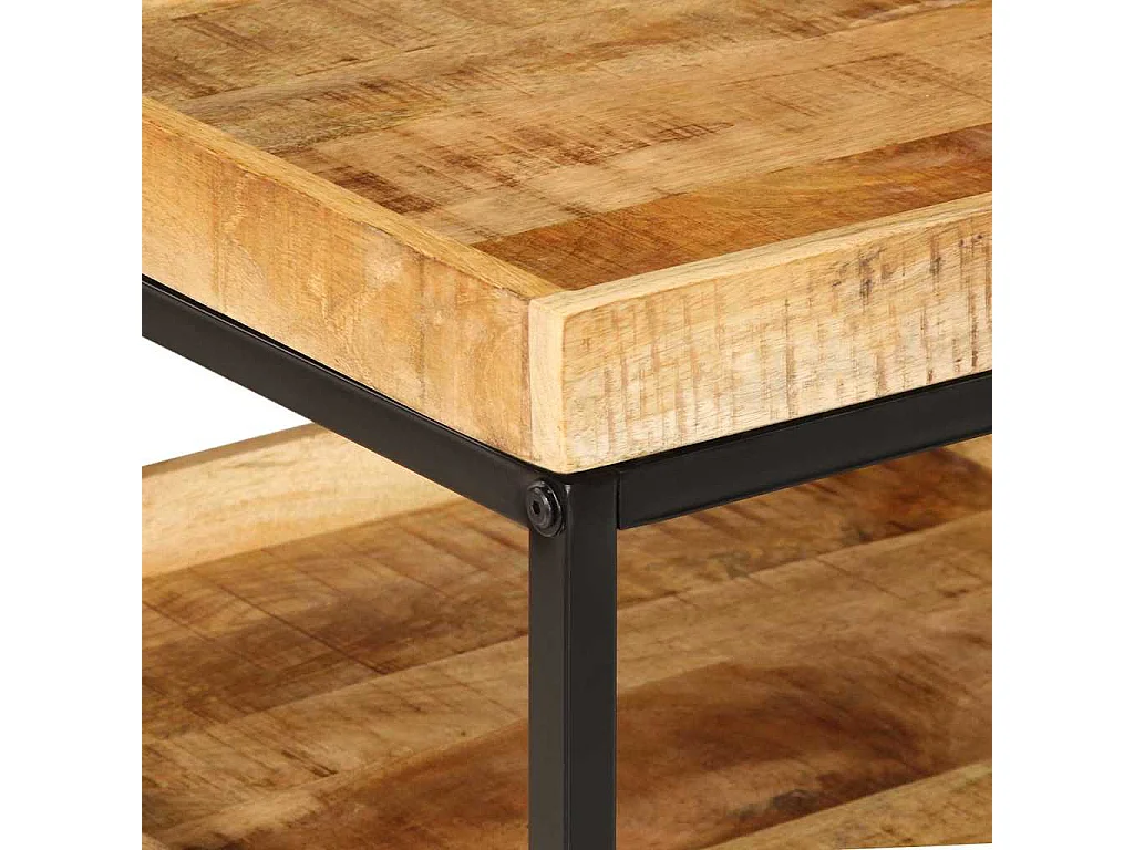 Table d'appoint Marron 55 x 55 x 45 cm bois de manguier massif