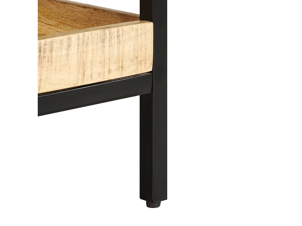 Table d'appoint Marron 55 x 55 x 45 cm bois de manguier massif