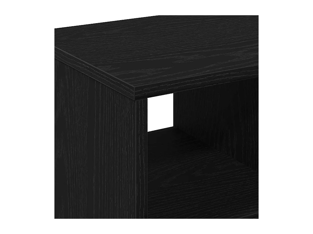 Table d'appoint Chêne noir 50 x 30 x 55 cm Bois d'ingénierie
