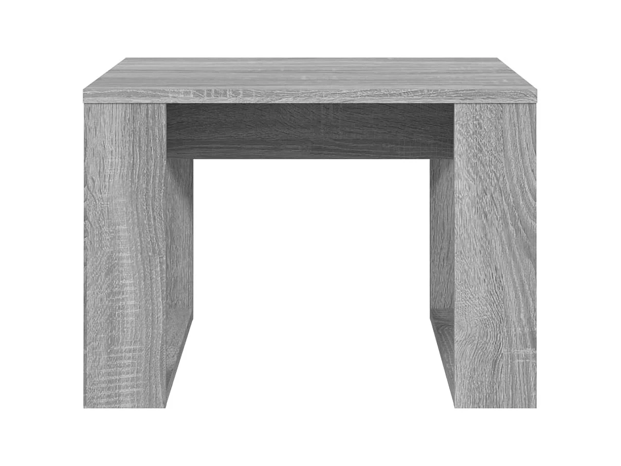 Table d'appoint Sonoma gris 50x50x35 cm Bois d'ingénierie