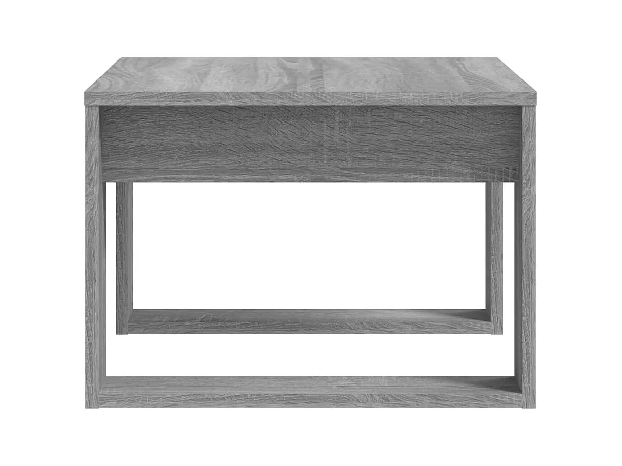Table d'appoint Sonoma gris 50x50x35 cm Bois d'ingénierie