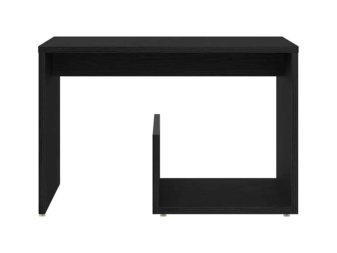 Mesa Lateral Carvalho preto 59 x 36 x 38 cm Madeira processada