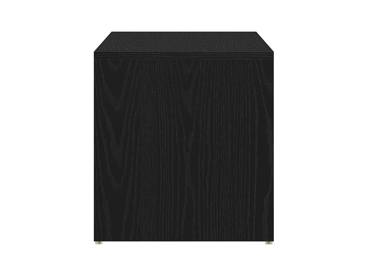 Mesa Lateral Carvalho preto 59 x 36 x 38 cm Madeira processada