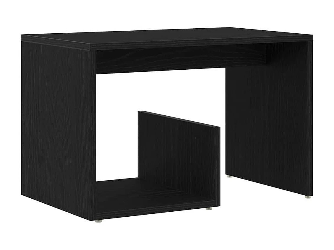 Table d'appoint Chêne noir 59 x 36 x 38 cm Bois d'ingénierie