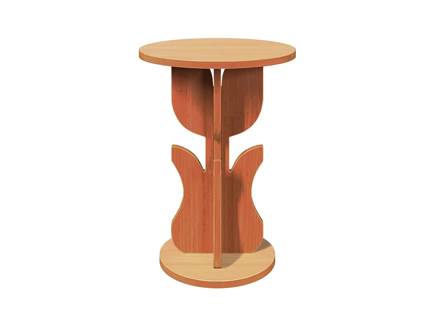 Table d'appoint Marron cire 39.5 x 39.5 x 53.5 cm