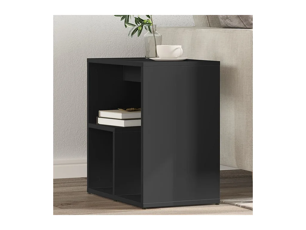 Table d'appoint Noir 50x30x50 cm Bois d'ingénierie