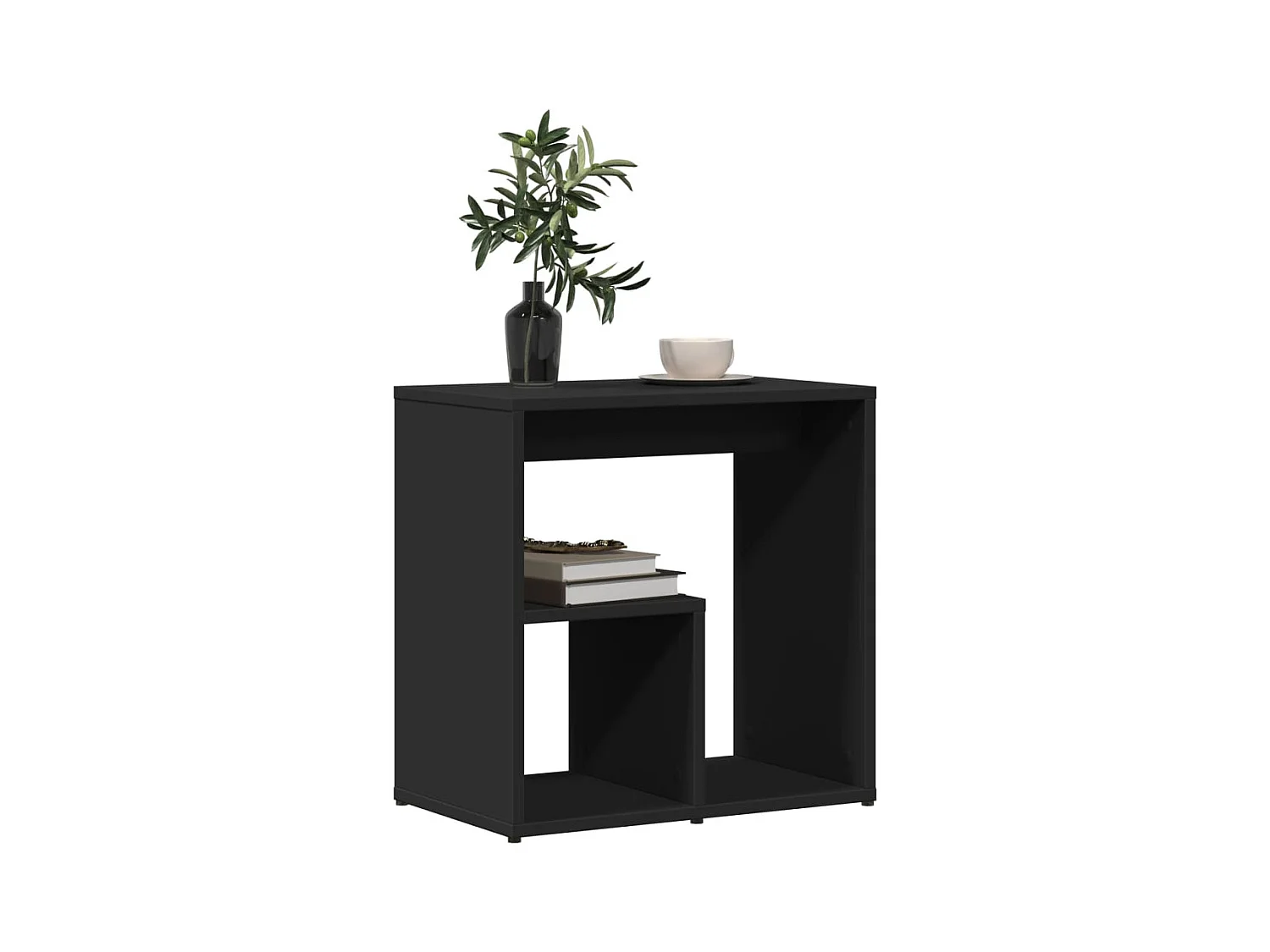 Table d'appoint Noir 50x30x50 cm Bois d'ingénierie