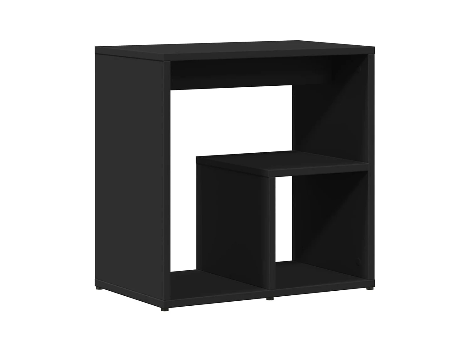 Table d'appoint Noir 50x30x50 cm Bois d'ingénierie