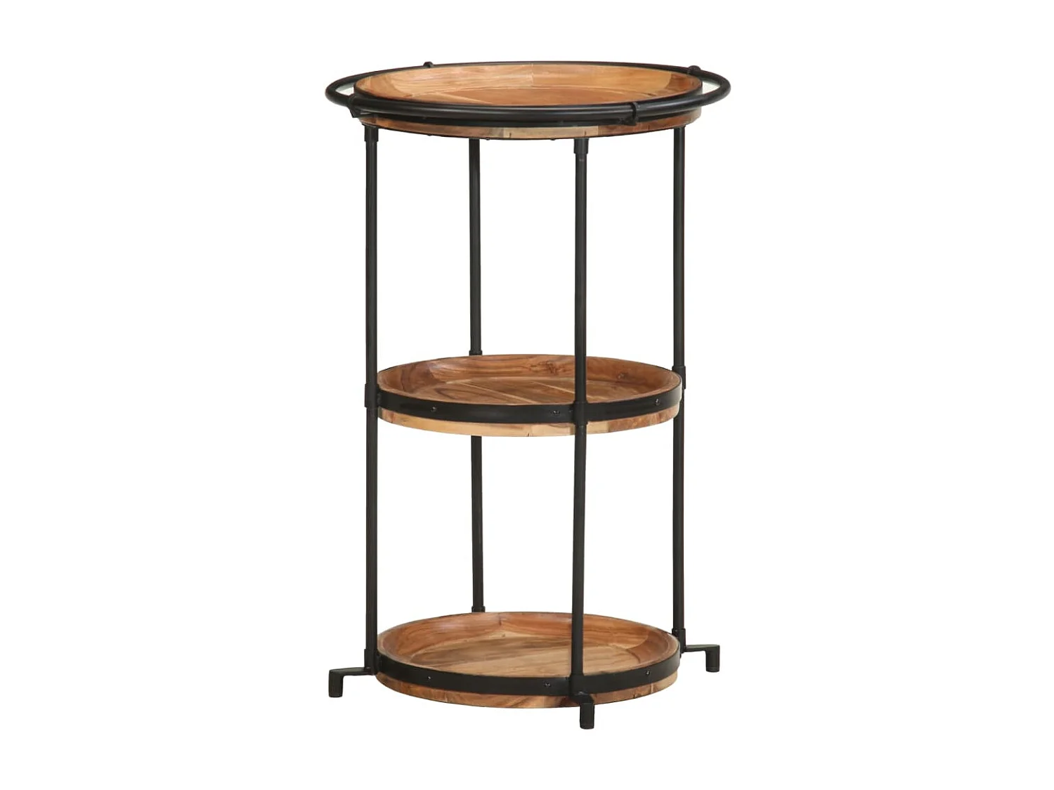 Table d'appoint Ø55x83 cm bois massif d'acacia