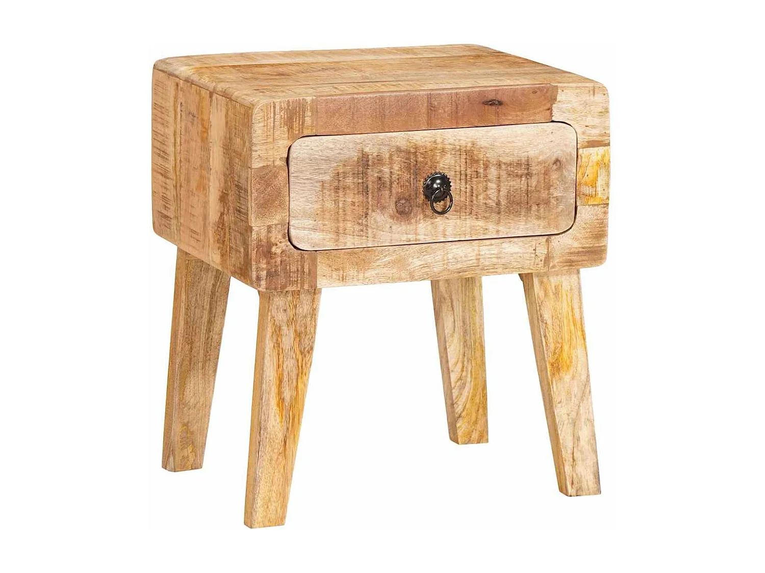 Tables d'appoint Marron 40 x 32 x 46 cm bois de manguier massif