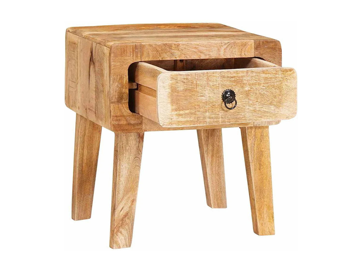 Tables d'appoint Marron 40 x 32 x 46 cm bois de manguier massif