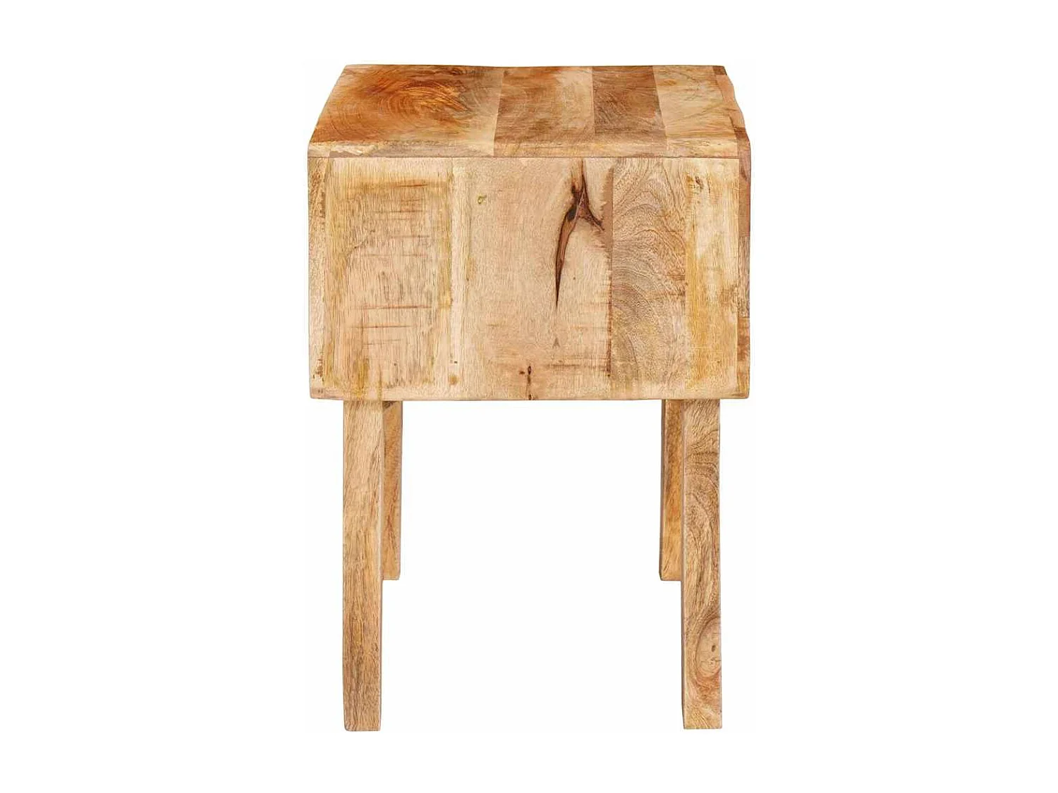 Tables d'appoint Marron 40 x 32 x 46 cm bois de manguier massif