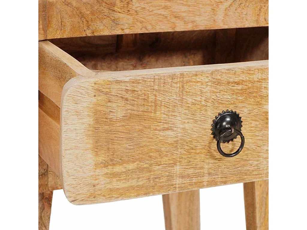 Tables d'appoint Marron 40 x 32 x 46 cm bois de manguier massif