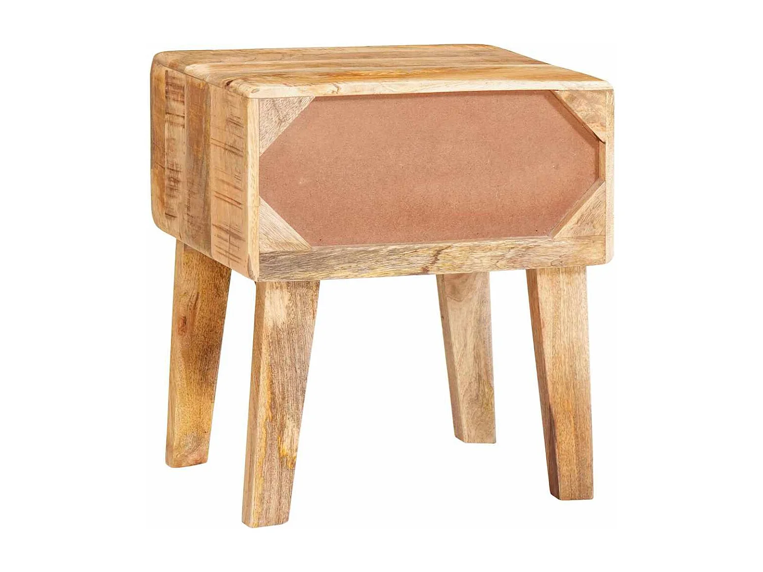 Mesas auxiliares Marrón 40 x 32 x 46 cm madera maciza de mango