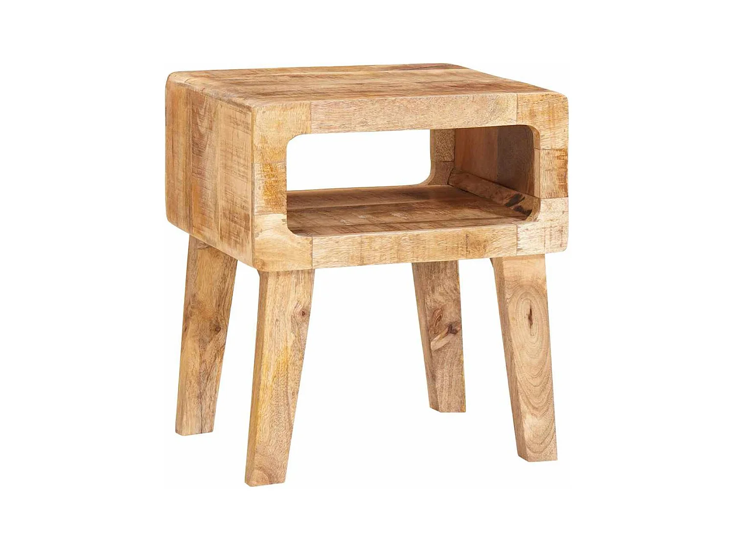Tables d'appoint 40 x 32 x 46 cm bois de manguier massif