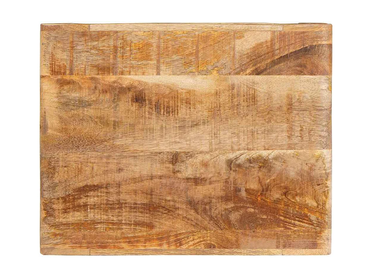 Mesas auxiliares 40 x 32 x 46 cm madera maciza de mango