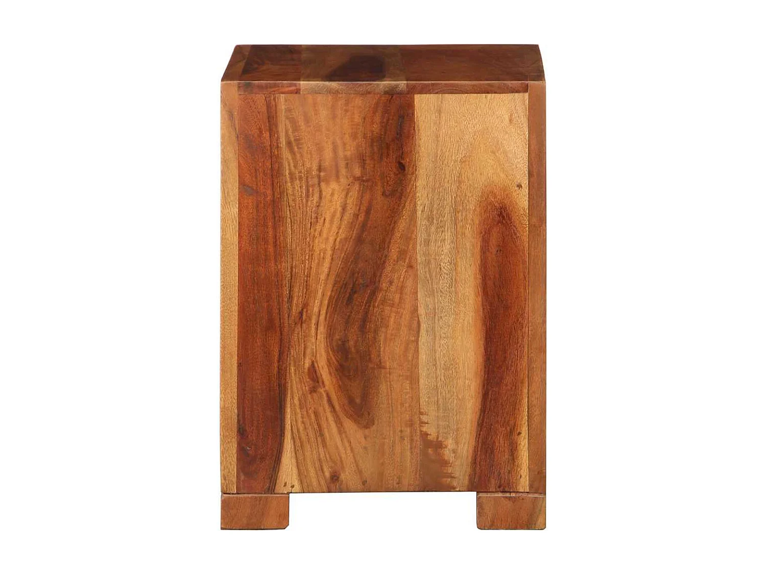 Bijzettafel 37x29x40 cm massief acaciahout