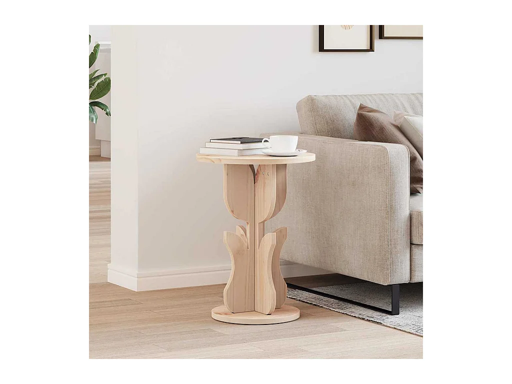 Table d'appoint Naturel 39.5 x 39.5 x 53.5 cm