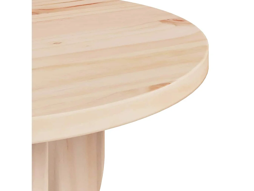 Bijzettafel Naturel 39.5 x 39.5 x 53.5 cm Massief grenenhout