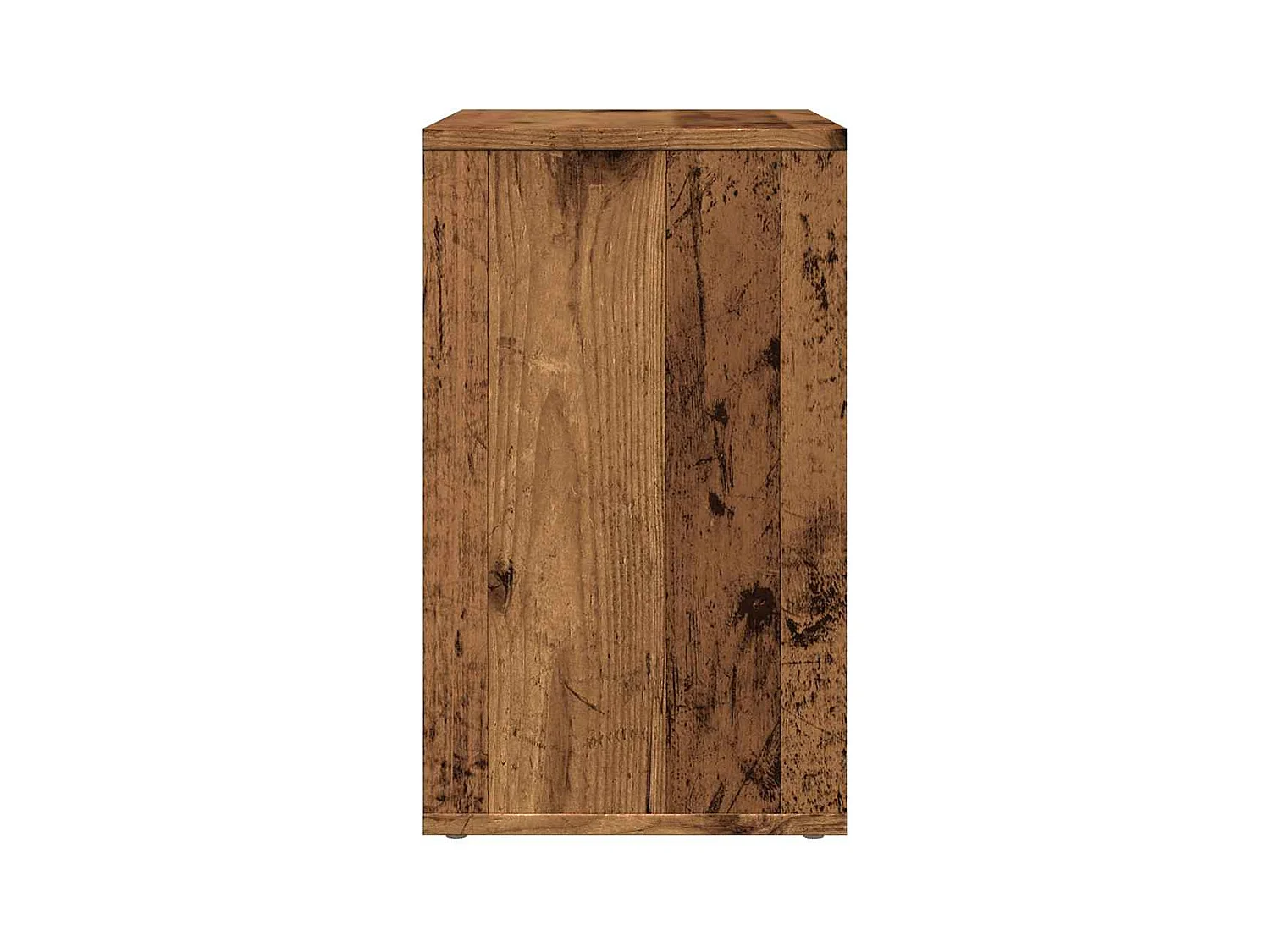 Table d'appoint vieux bois 50x30x50 cm bois d'ingénierie