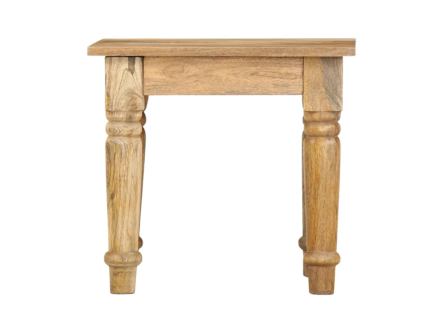 Table d'appoint 43 x 43 x 40 cm Bois de manguier massif