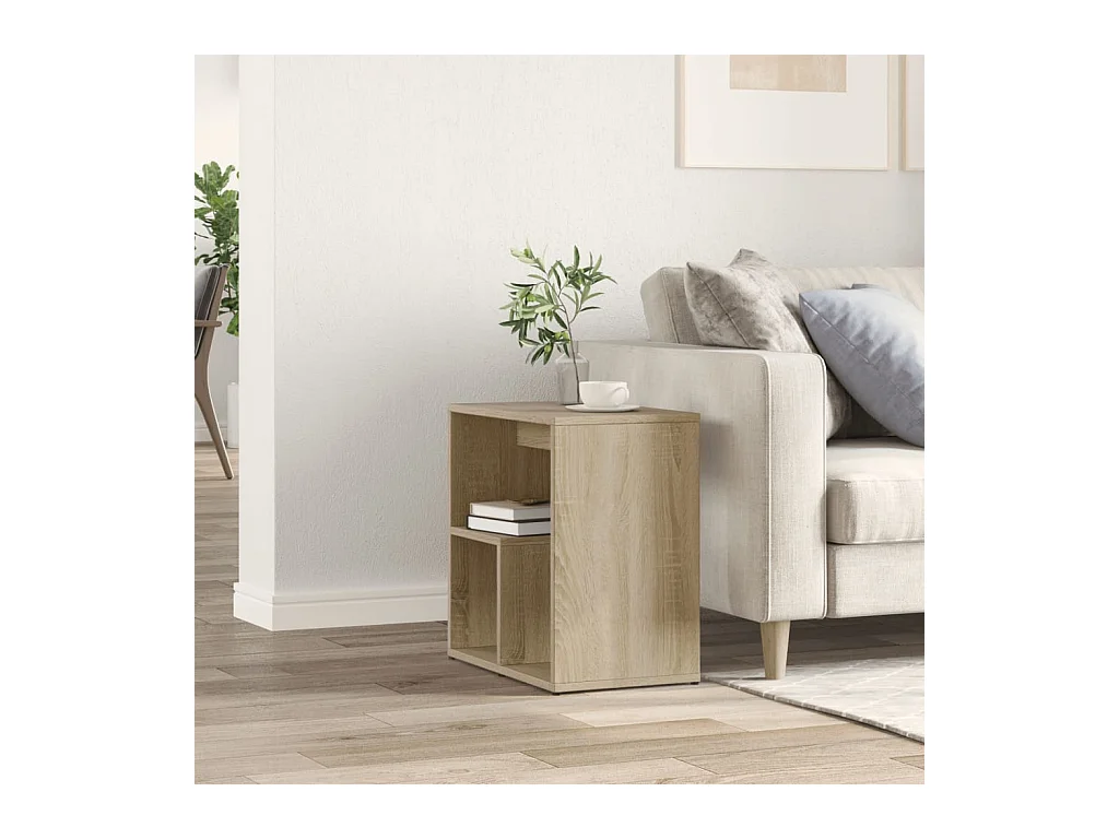 Table d'appoint Chêne sonoma 50x30x50 cm Bois d'ingénierie