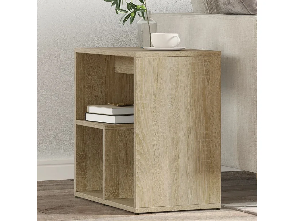 Table d'appoint Chêne sonoma 50x30x50 cm Bois d'ingénierie