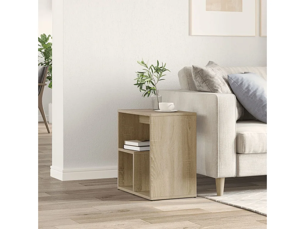 Table d'appoint Chêne sonoma 50x30x50 cm Bois d'ingénierie