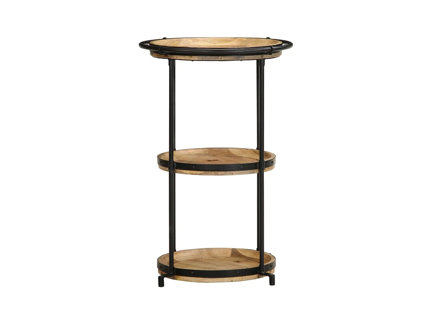 Table d'appoint Ø55x83 cm bois de manguier massif