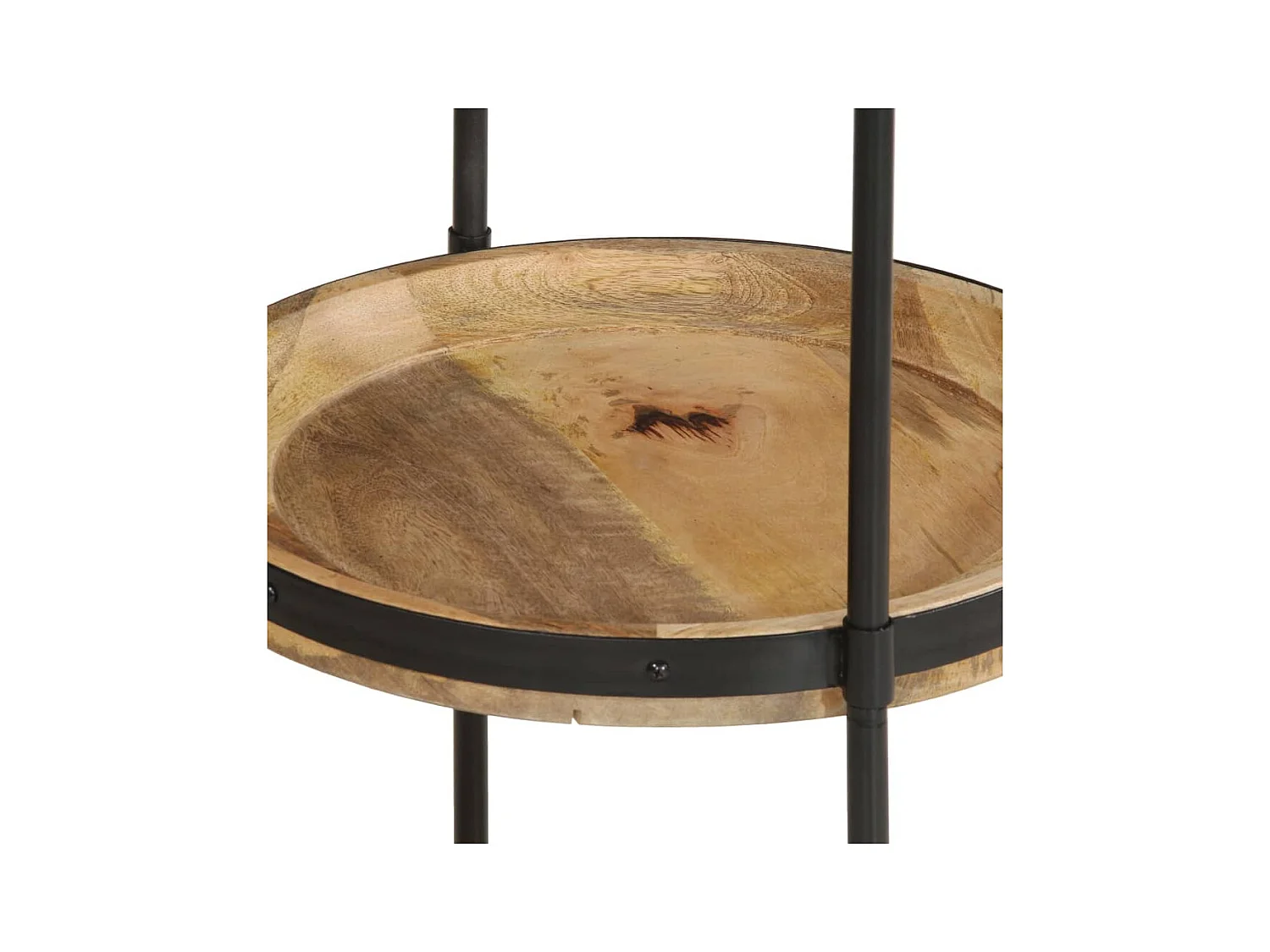 Table d'appoint Ø55x83 cm bois de manguier massif