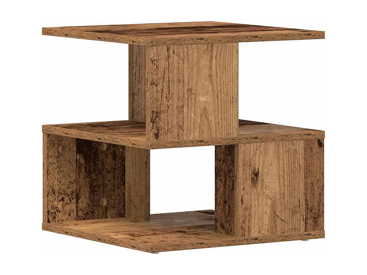 Mesa lateral Madera vieja 40 x 40 x 40 cm Madera contrachapada