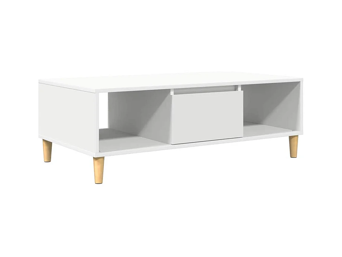 Table basse Blanc 102 x 55 x 35 cm