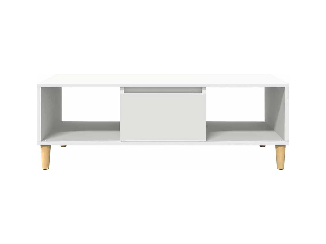 Table basse Blanc 102 x 55 x 35 cm