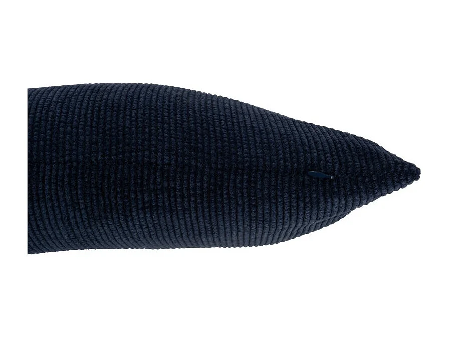 Cojín pana cuadrado terciopelo azul 45x45 cm