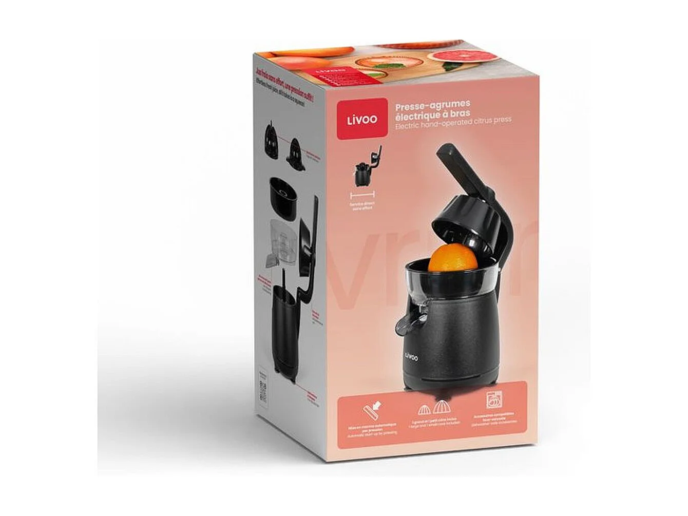 Livoo Presse-agrumes électrique 120w noir - DOD211N