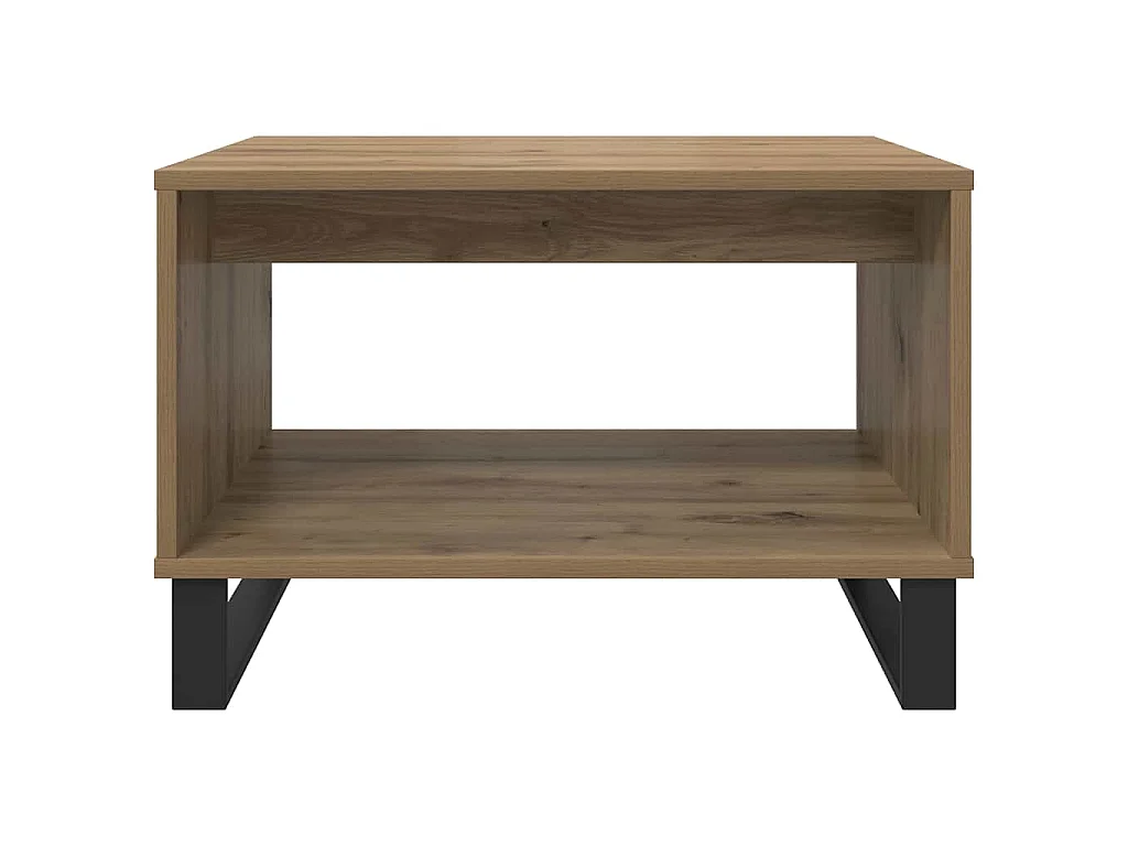 Mesa de Café Roble artisan 60 x 50 x 40 cm Madera contrachapada