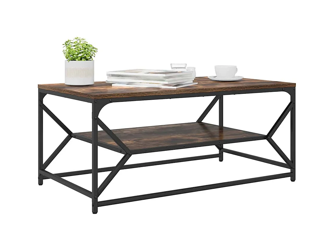 Mesa de centro Carvalho fumado 90 x 50 x 40 cm