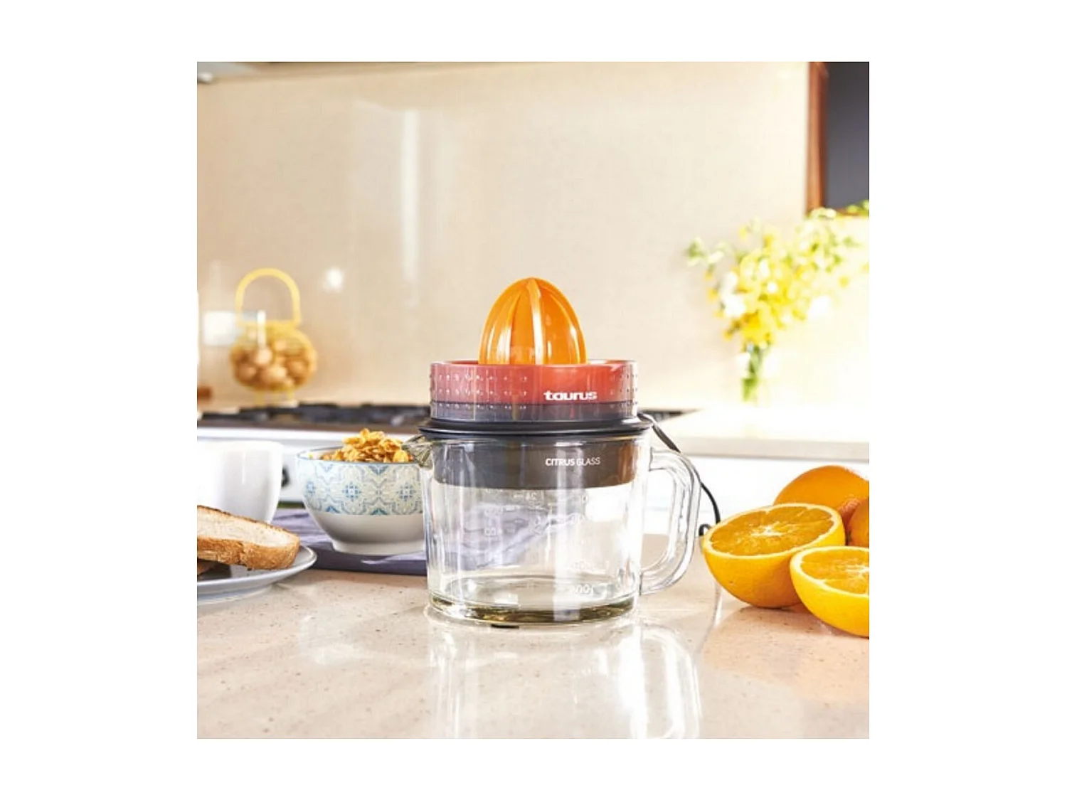 Taurus Presse-agrumes 30w transparent, noir et orange - 924254000