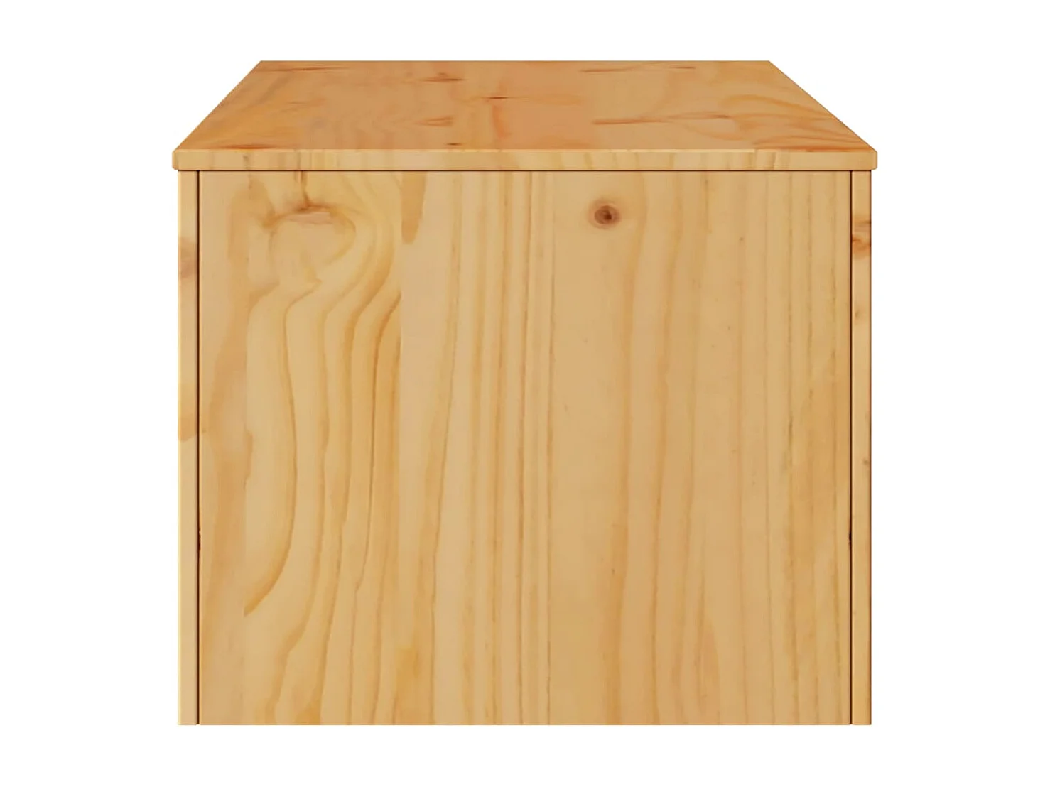 Table basse Drammen Chêne 99 x 55 x 45 cm Bois massif en pin